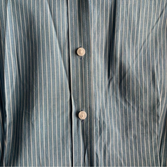 NWT Izod Silver Crest Striped Career Shirt - Picture 4 of 8